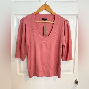 J. Crew Coral Ribbed Women's a sweater